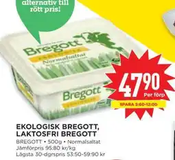 Willys Ekologisk Bregott, Laktosfri Bregott erbjuda