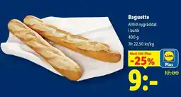 Lidl Baguette erbjuda