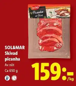 Lidl SOL&MAR Skivad picanha erbjuda