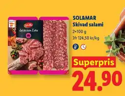 Lidl Sol&Mar Skivad salami erbjuda