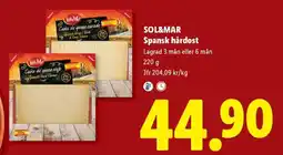 Lidl Sol & Mar Spansk hårdost erbjuda