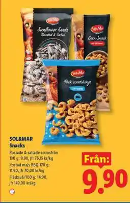 Lidl SOL&MAR Snacks erbjuda