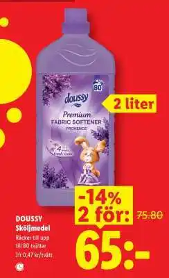 Lidl DOUSSY Sköljmedel erbjuda
