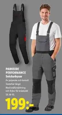 Lidl PARKSIDE PERFORMANCE Snickarbyxor erbjuda