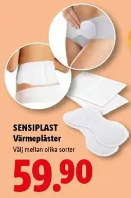 Lidl SENSIPLAST Värmeplåster erbjuda