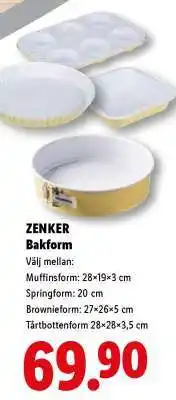 Lidl ZENKER Bakform erbjuda