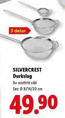 Lidl SILVERCREST Durkslag erbjuda