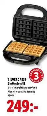 Lidl Silvercrest Smörgåsgrill erbjuda