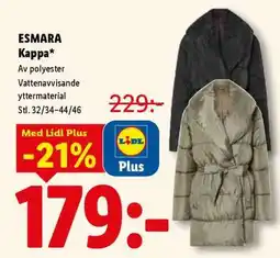Lidl ESMARA Kappa erbjuda