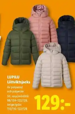 Lidl LUPILU Lättviktsjacka erbjuda