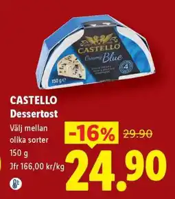 Lidl CASTELLO Dessertost erbjuda