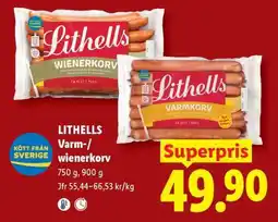 Lidl Lithells Varm-, Wienerkorv erbjuda