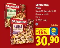 Lidl GRANDIOSA Pizza erbjuda