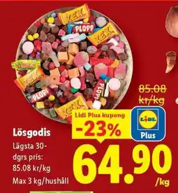 Lidl Lösgodis erbjuda