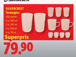 Lidl SILVERCREST Termoglas erbjuda