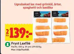ICA Supermarket Fryst Laxfilé erbjuda