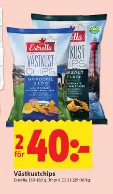 ICA Supermarket Västkustchips erbjuda