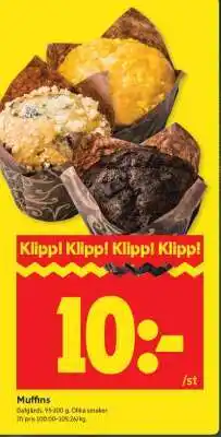 ICA Supermarket Muffins erbjuda