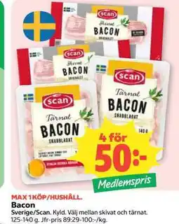 Coop BACON erbjuda