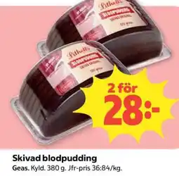 Coop Skivad blodpudding erbjuda