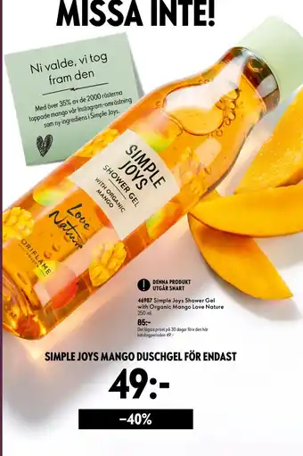 Simple Joys mango duschgel