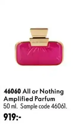 Oriflame All or Nothing Amplified Parfum erbjuda