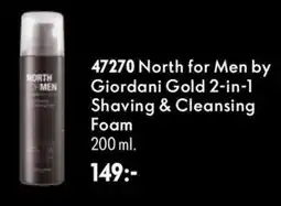 Oriflame North for Men Giordani Gold 2-in-1 Shaving & Cleansing Foam erbjuda