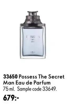 Oriflame Possess The Secret Man Eau de Parfum erbjuda
