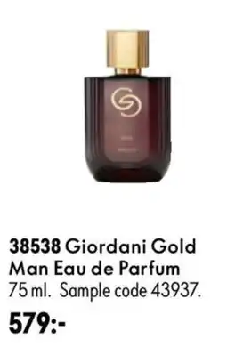 Oriflame Giordani Gold Man Eau de Parfum erbjuda