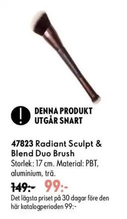 Oriflame Radiant Sculpt & Blend Duo Brush erbjuda