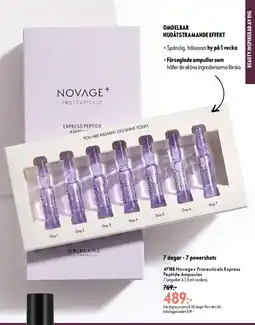 Oriflame Novage+ Proceuticals Express Peptide Ampoules erbjuda