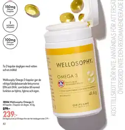 Oriflame Welloosophy Omega 3 erbjuda