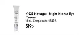 Oriflame Novage+ bright intense eye cream erbjuda