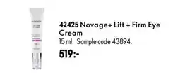 Oriflame Novage+ Lift + Firm Eye Cream erbjuda