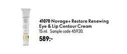 Oriflame Novage+ Restore Renewing Eye & Lip Contour Cream erbjuda