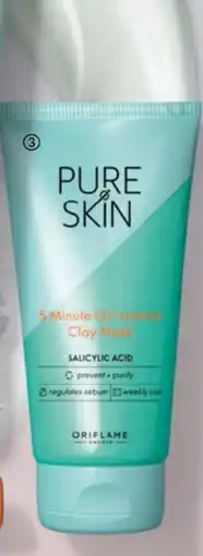 Oriflame Pure Skin 5 Minute Oil-control Clay Mask erbjuda