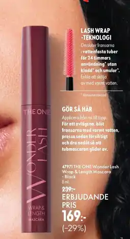 Oriflame The One Wonder Lash Wrap & Length Mascara-black erbjuda