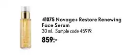 Oriflame Novage+ Restore Renewing Face Serum erbjuda