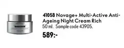 Oriflame Novage+ Multi-Active Anti-Ageing Night Cream Rich erbjuda