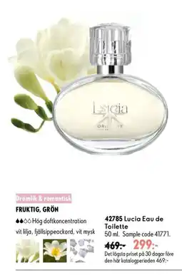 Oriflame Oriflame lucia eau de toilette erbjuda