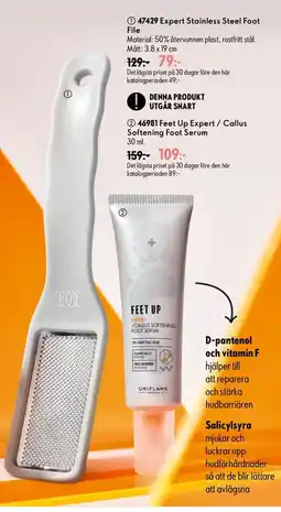Oriflame Oriflame Expert Stainless Steel Foot File erbjuda