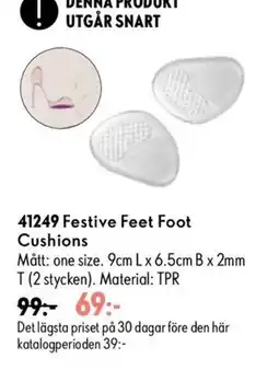 Oriflame Festive Feet Foot Cushions erbjuda