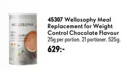 Oriflame Welloosophy meal replacement for weight control chocolate flavour erbjuda