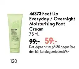 Oriflame Feet Up Everyday / Overnight Moisturising Foot Cream erbjuda