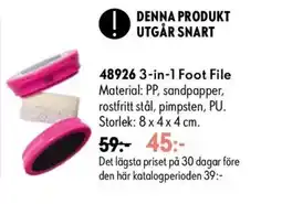 Oriflame 48926 3-in-1 Foot File erbjuda