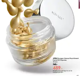 Oriflame Novage+ Intense Nourishment Facial Oil Capsules erbjuda