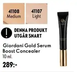 Oriflame Giordani Gold Serum Boost Concealer erbjuda