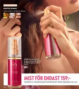 Oriflame Giordani Gold Essenza Supreme Body & Hair Fragrance Mist erbjuda