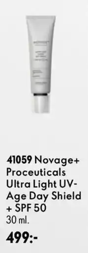 Oriflame Novage+ Proceuticals Ultra Light UV-Age Day Shield + SPF 50 erbjuda