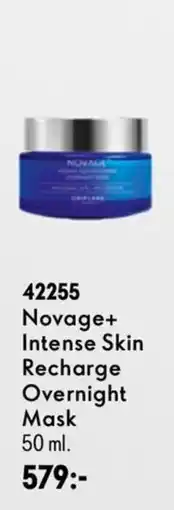 Oriflame Novage+ Intense Skin Recharge Overnight Mask erbjuda